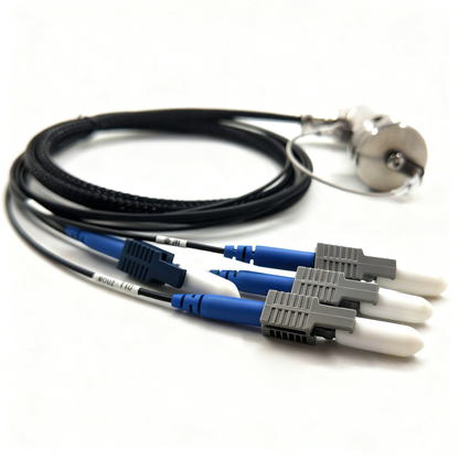 F-tone D38999 4Cores Plastic of fiber connectors Plug and Socket J599POF/04P -4*HFBR4501 fiber optic cable Assembly