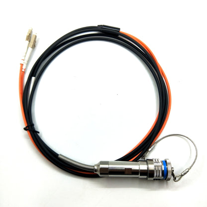 F-tone D38999 Series Standard Circular Connectors 2Cores Plug Fiber Optic Cable Assembly