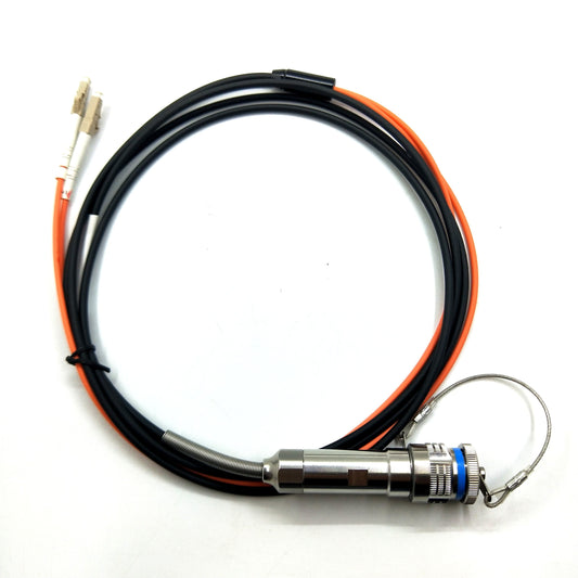 F-tone D38999 Series Standard Circular Connectors 2Cores Plug Fiber Optic Cable Assembly