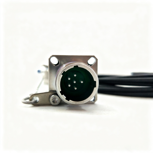 F-tone D38999 Series Standard Circular Connectors 6Cores Socket Fiber Optic Cable Assembly