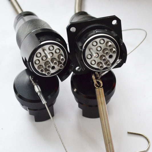 YZC12P YZC12S Plug and Socket Outdoor Field Waterproof IP67 Fiber Connector Assemblies for Harsh Environment Using
