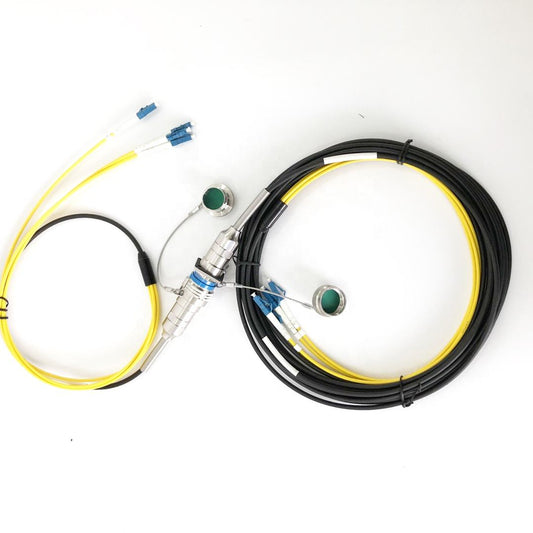 F-tone D38999/26KC04B1N GJB599 /20KC04A1N Series Standard Circular Underwater Connectors Plug Fiber Optic Cable Assembly