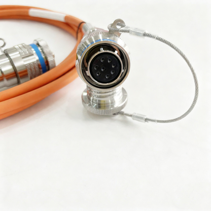 F-tone D38999 8Cores Multi Mode Fiber Cable Plug and Socket J599/26KC08B1N -J599/26KC08B1N Fiber Optic Cable Assembly