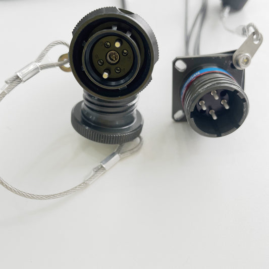 F-tone D38999A8/26WC04N ARINC801 Series 4CORES IP67 Waterproof Connectors Fiber Optic Cable Assembly