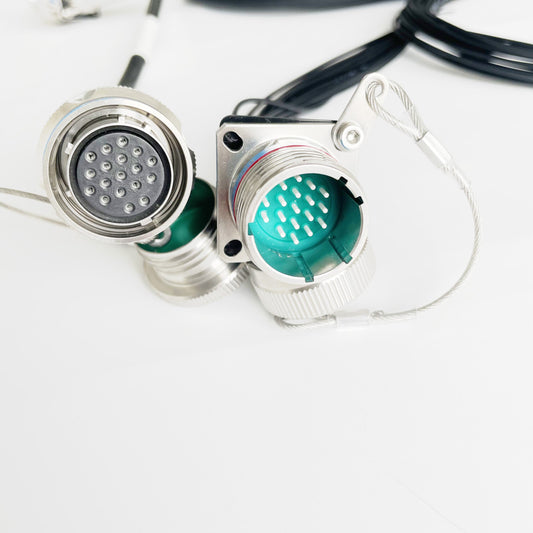 F-tone MIL-DTL-38999/26KD18B1N GJB599 /20KD18A1N Series Standard Circular Connectors Plug Fiber Optic Cable Assembly
