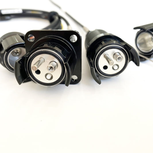 YZC02P YZC02S PLUG and SOCKET Outdoor Field Waterproof Ip67 Fiber Optical Connector Assemblies