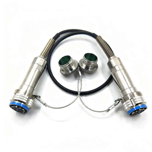 F-tone D38999 Series Standard Circular Connectors 8Cores Plug Fiber Optic Cable Assembly
