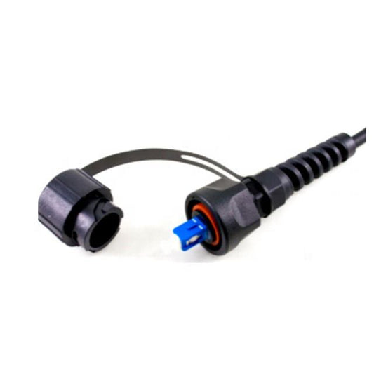 IP67 LC Plug Tactical Fiber Optic Patch Cord Waterproof LC/SC/MPO ODVA Connector