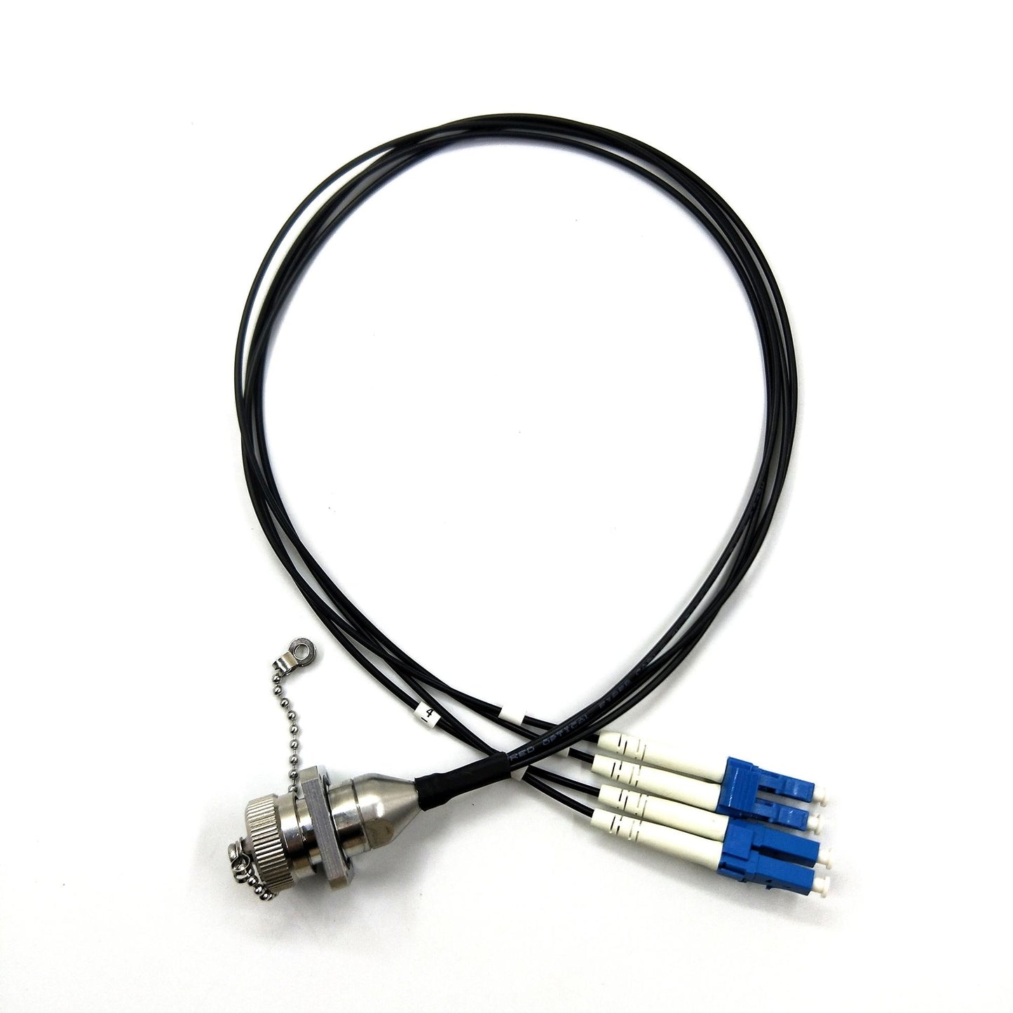 Outdoor Waterproof Optical Fiber Cable Connector ODC 4 Cores Socket Fiber Cable Assemblies