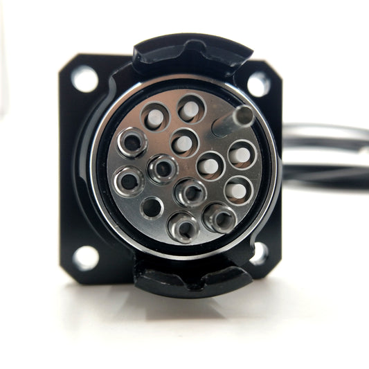 Outdoor Waterproof Fiber Cable Connector YZC 12 Cores Socket Assemblies