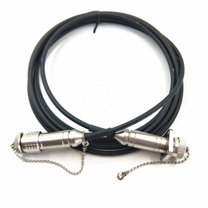 Outdoor ODC Waterproof Tactical Fiber Cable Connector ODC 2/4 Cores Plug Armored Cable Patch Cord