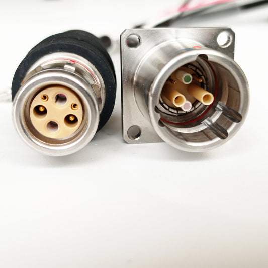 Medical Fiber Connectors QEB2G4D QEB06B 6cores Expanded Beam Fiber Connectors for Medical Equipment Field