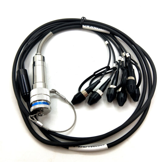 F-tone D38999 Series Fiber Optic Connectors 11# 6Cores reverse plug cable Assembly
