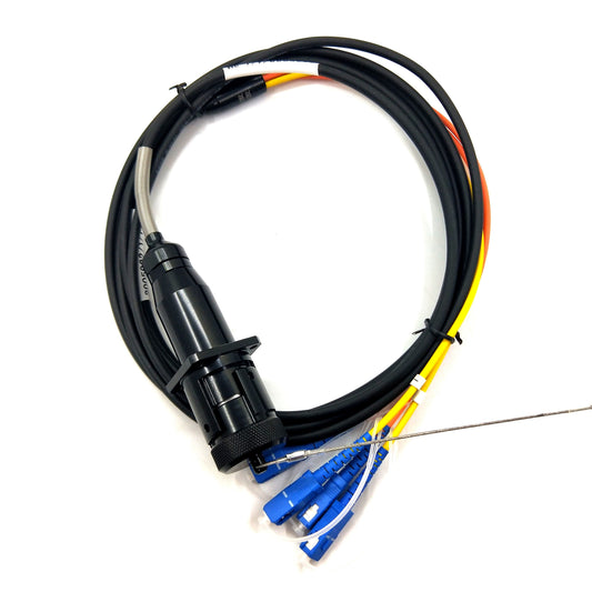 Optical Fiber Cable Connector Outdoor Waterproof YZA 4 Cores Socket
