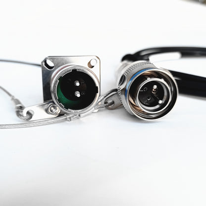 F-tone D38999A8 ARINC801 Series IP67 2 pins waterproof connectors fiber optic cable Assembly