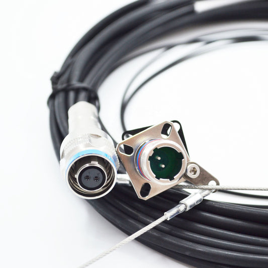 F-tone MIL-DTL-38999 D38999/26KB02B1N Series Standard Circular Connectors Plug Fiber Optic Cable Assembly