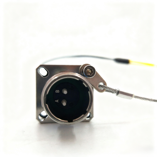 F-tone ARINC 801 D38999 Series Fiber Optic 11# 2Cores Receptacle Connectors Cable Assembly