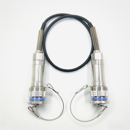 F-tone D38999 Series Standard Circular Connectors 8Cores Plug Fiber Optic Cable Assembly