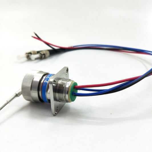 Optical Fiber Connector /Hybrid Composite Fiber and ELECTRICAL D38999 Plug
