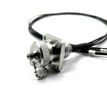 F-tone Outdoor Waterproof Optical Fiber Cable Connector ODC 4 Cores Socket Fiber Cable Assemblies