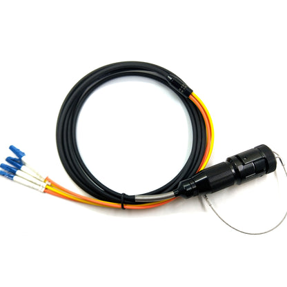 YZA Plug Field Outdoor Waterproof Fiber Optical Cable Connector Assemblies