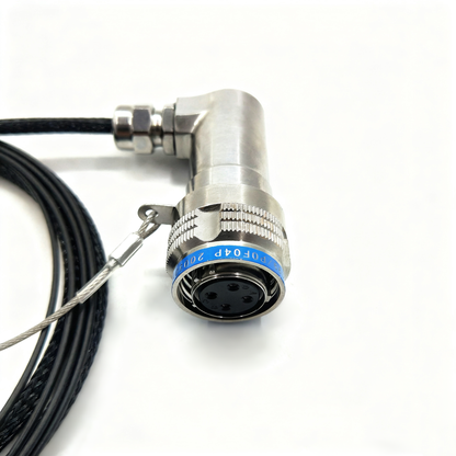 F-tone D38999 4Cores Plastic of fiber connectors Plug and Socket J599POF/04P -4*HFBR4501 fiber optic cable Assembly