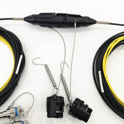 Field Fiber Cable Connector YZB04P YZB04S Outdoor Waterproof YZB 4 Cores Plug and Socket Connector