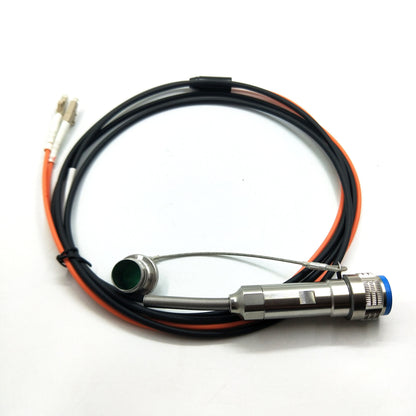 F-tone D38999 Series Standard Circular Connectors 2Cores Plug Fiber Optic Cable Assembly
