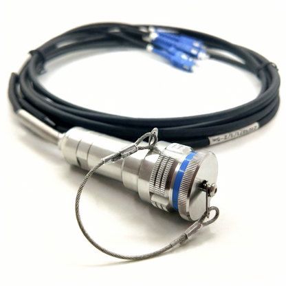 F-tone ARINC 801 D38999 Series Fiber Optic 15 6Cores Receptacle Connectors Cable Assembly