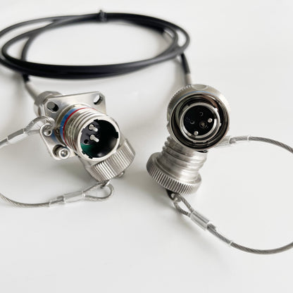 F-tone D38999A8 ARINC801 Series IP67 2 pins waterproof connectors fiber optic cable Assembly