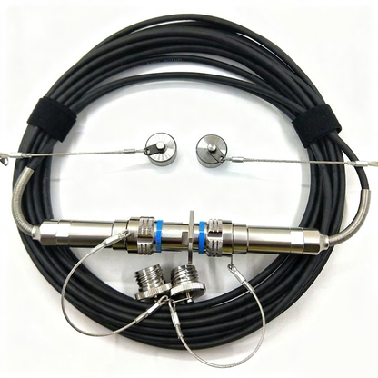 F-tone D38999 YMF 2Cores Single Mode Fiber Connector Plug and Socket Fiber Optic Cable Assembly YMF02P/YMF02S