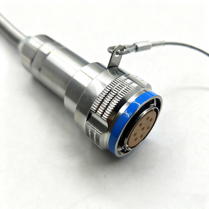 F-tone D38999 Series standard circular connectors 15# 8Cores Plug fiber optic cable Assembly