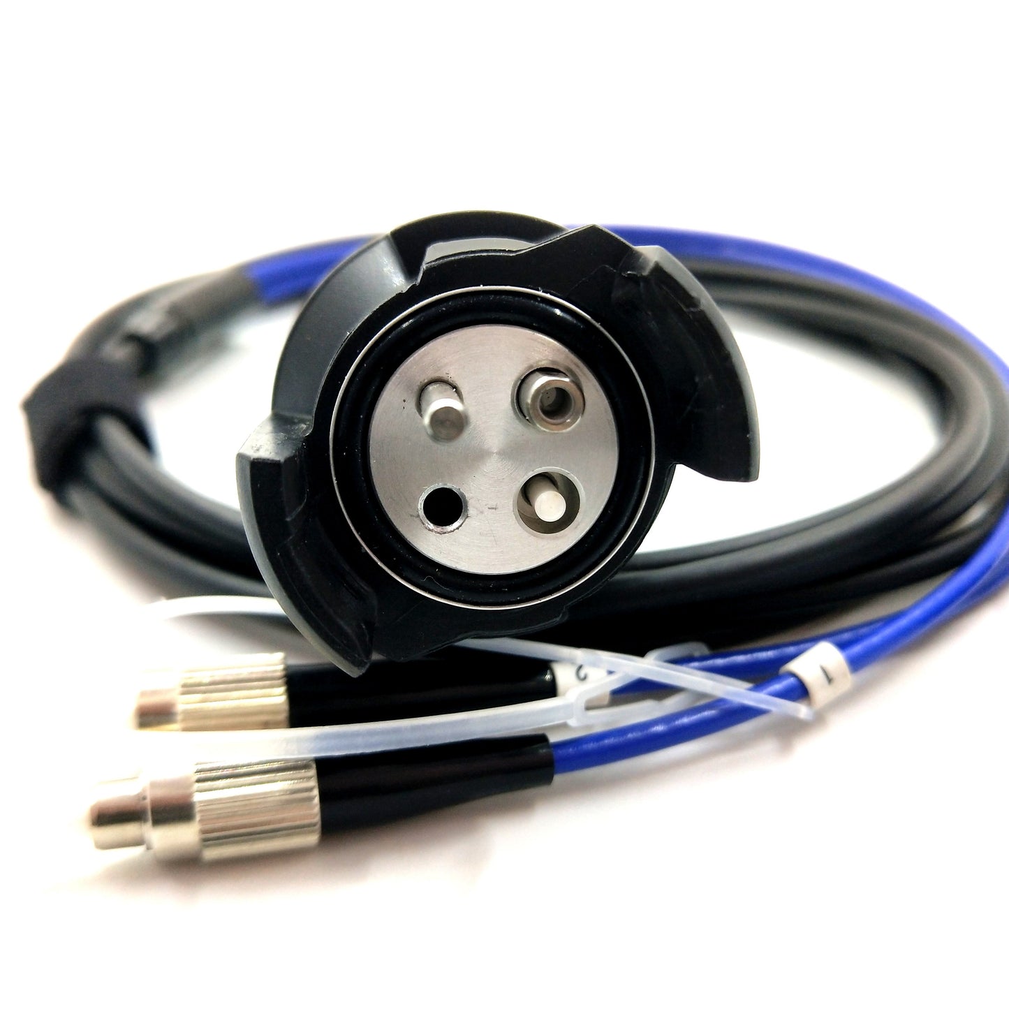 Outdoor Optical Fiber Connector Field Armored Cable YZB 2 Cores Plug Fiber Assemblies