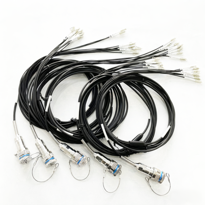 F-tone D38999 8Cores Plug and Socket J599/26KC08B1N 8LC Fiber Optic Cable Assembly