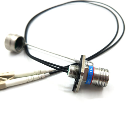 F-tone MIL-DTL-38999 Series Standard Circular Connectors 2Cores Socket Fiber Optic Cable Assembly