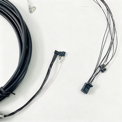 F-tone D38999 12Cores Single Mode Fiber and Electrical Connector Plug and Socket J599/26KD2G8DB1N -2BF4MC Fiber Cable Assembly