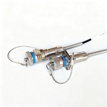 F-tone D38999 Series Standard Circular Connectors 4Cores Socket Fiber Optic Cable Assembly