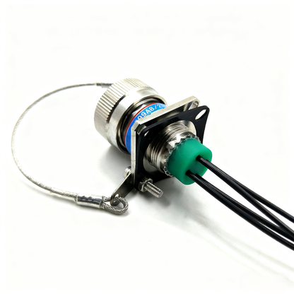 ARINC 801 MIL-DTL-38999 Series Fiber Optic 13# 4Cores Receptacle Connectors Tactical Cable Assembly