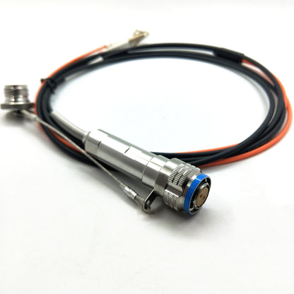 F-tone D38999 Series Standard Circular Connectors 2Cores Plug Fiber Optic Cable Assembly