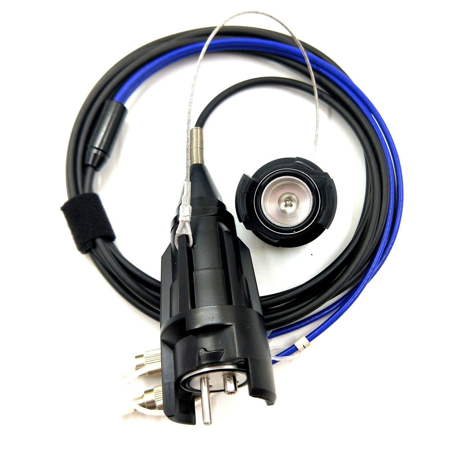 Outdoor Optical Fiber Connector Field Armored Cable YZB 2 Cores Plug Fiber Assemblies