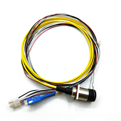 Self-latching Connector SMPTE Hybrid Fiber Cable Socket Assembly EDW FXW with LC/FC/SC/ST Connector