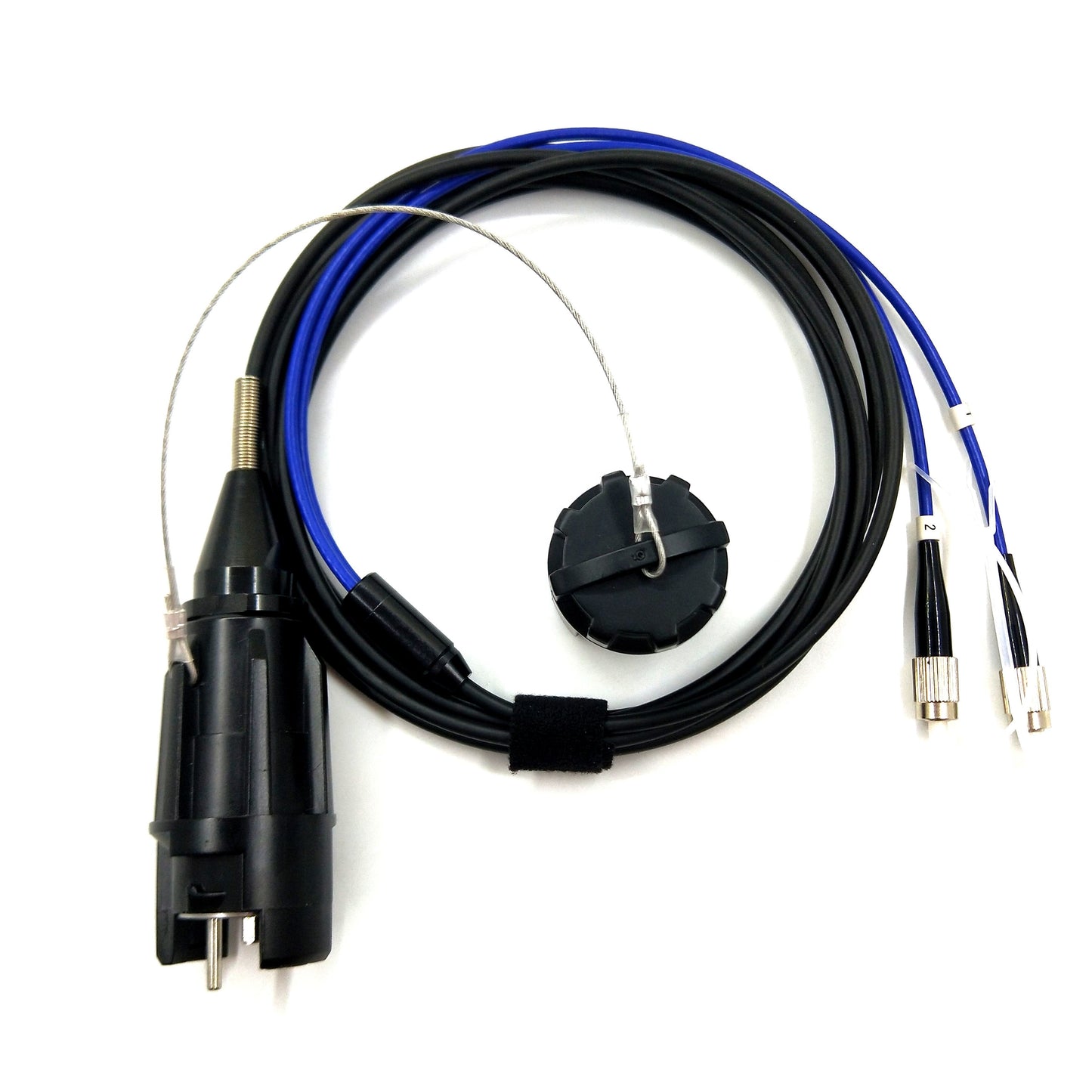 Outdoor Optical Fiber Connector Field Armored Cable YZB 2 Cores Plug Fiber Assemblies