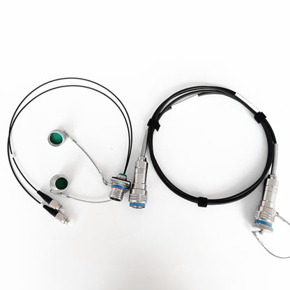 F-tone D38999A8 ARINC801 Series IP67 2 pins waterproof connectors fiber optic cable Assembly