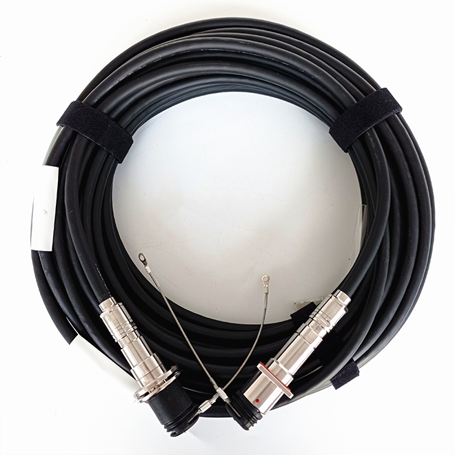 HDTV Fiber Connector 3K 93c FMW FCFRCA 3K/GP Camera and Broadcasting SMPTE Hybrid Cable Assemblies