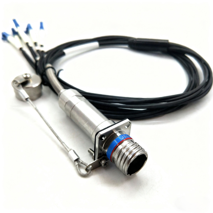 F-tone D38999 Series Standard Circular Connectors 6Cores Socket Fiber Optic Cable Assembly