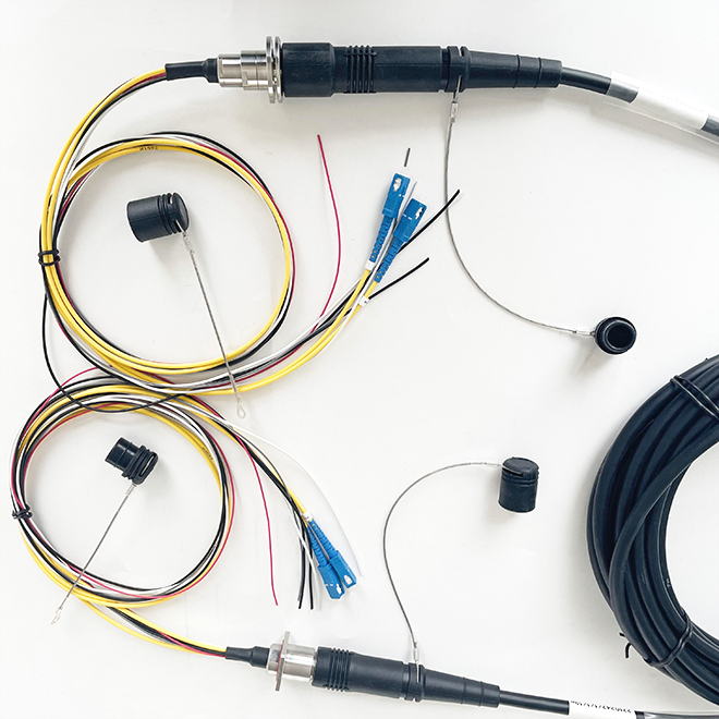 HDTV Fiber Connector 3K 93c PUW FCMA 3K/FS Camera and Broadcasting SMPTE Hybrid Cable Assemblies