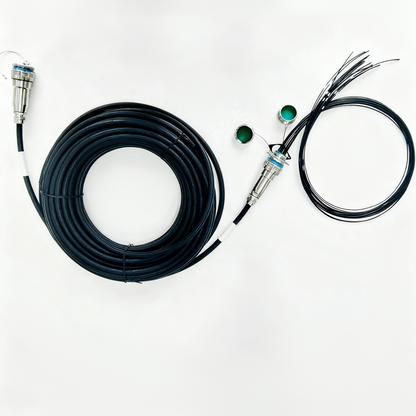 F-tone D38999 16Cores POF Fiber Connectors Plug and Socket with Pigtail J599POF/26KD16B1N-J599POF/26KD16B1N Fiber Optic Assembly