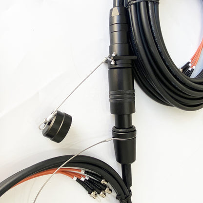 YZG II/ TFOCA Fiber Connectors 6Cores Plug and Socket YZG II/06P YZG II/06S 6CORES PLUG and SOCKET