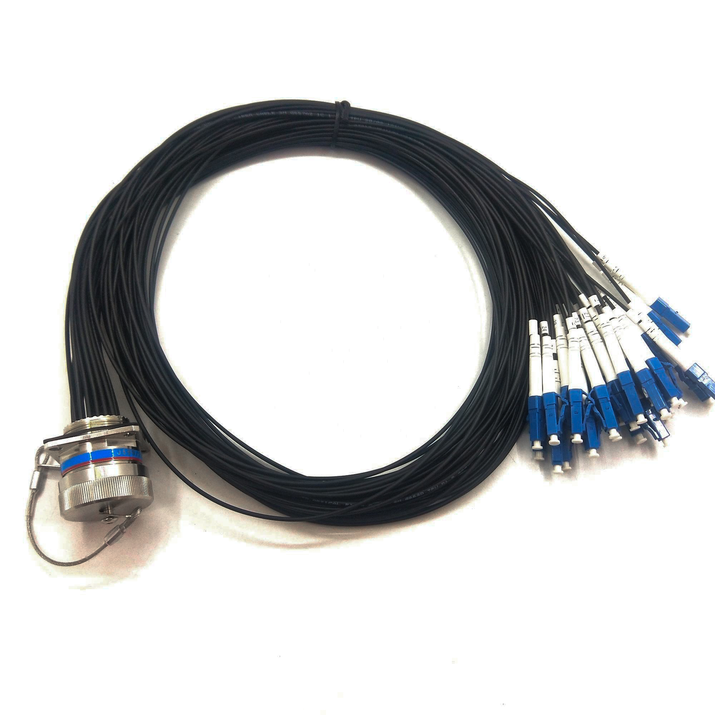 F-tone D38999GJ599/20KF32A1N Series Connectors Terminals Fiber Optic Cable Assembly