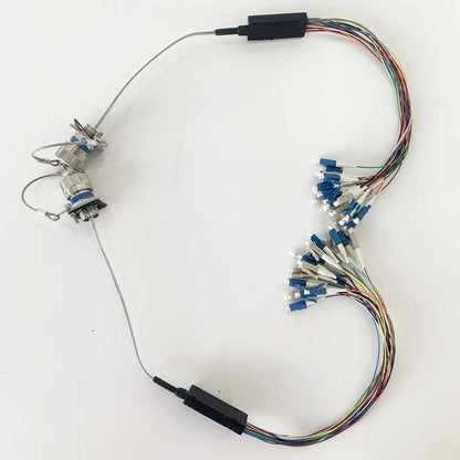F-tone MIL-DTL-38999 MT Series GYM15 Fiber Optic 11# 1MT 12Cores/24Cores/48cores Plug and SOCKET Connectors Cable Assembly